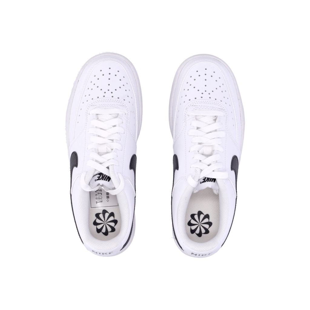 scarpa bassa donna w court vision low next nature WHITE/BLACK/WHITE