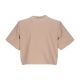 maglietta donna sportswear everyday modern woven boxy top HEMP/SAIL