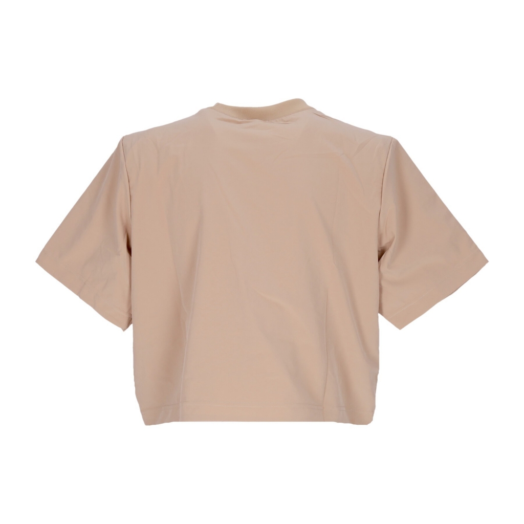 maglietta donna sportswear everyday modern woven boxy top HEMP/SAIL