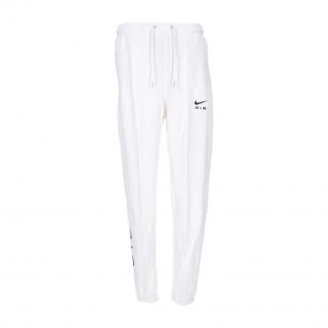 pantalone tuta leggero uomo sportswear air french terry pant WHITE/BLACK