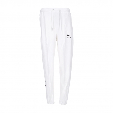 pantalone tuta leggero uomo sportswear air french terry pant WHITE/BLACK