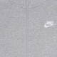 felpa collo alto uomo sportswear club bb track jacket DK GREY HEATHER/WHITE