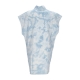 vestito donna sportswear washed jersey dress WORN BLUE/WHITE