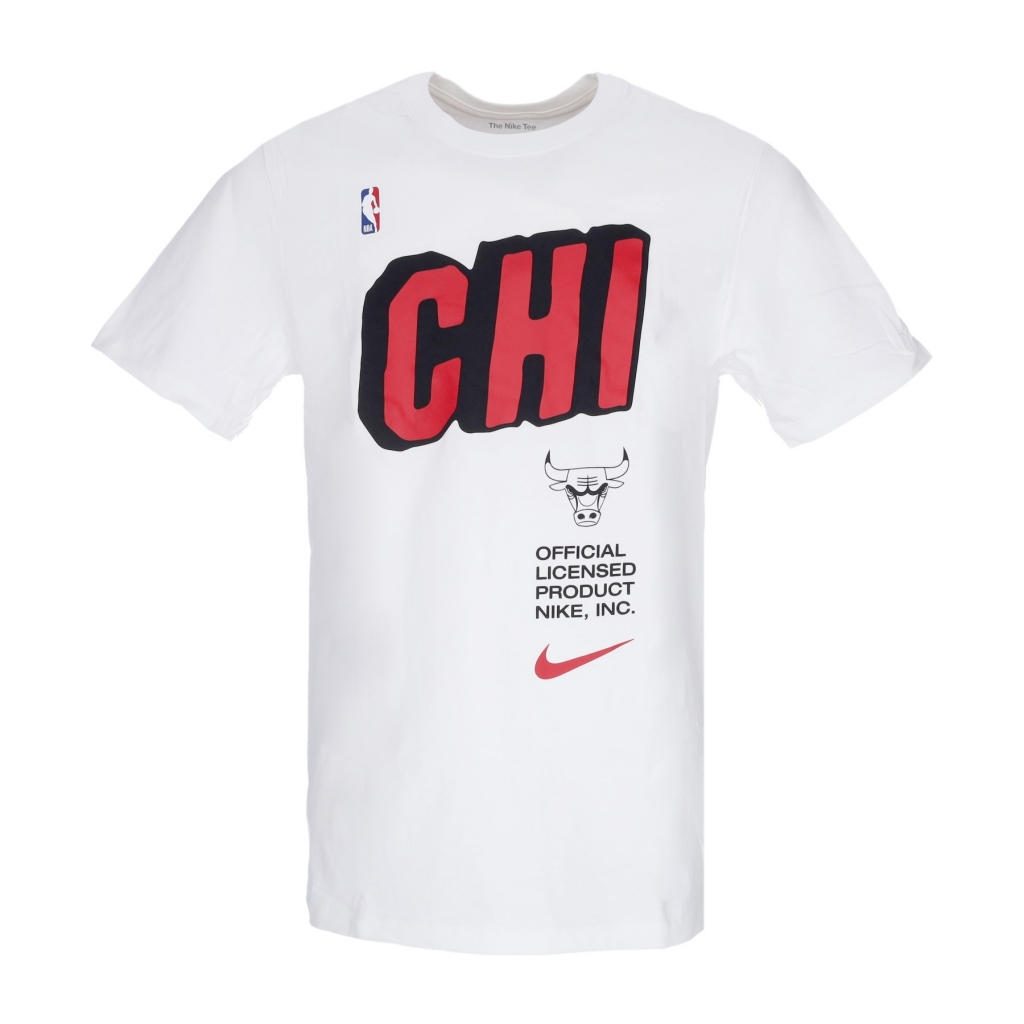 maglietta uomo nba essential block tee chibul WHITE