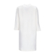 vestito donna sportswear phoenix fleece 3/4 oversized sleeve dress SAIL/BLACK
