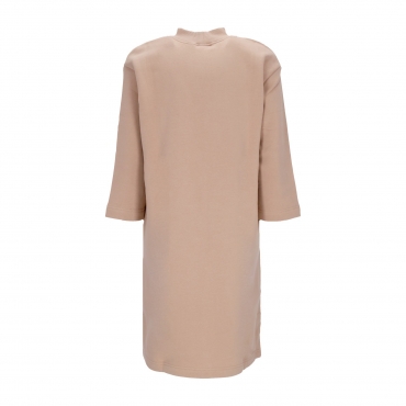 vestito donna sportswear phoenix fleece 3/4 oversized sleeve dress HEMP/SAIL