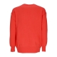 felpa girocollo donna sportswear air fleece crewneck LT CRIMSON/OXEN BROWN