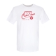 maglietta uomo nba dri fit essential logo tee WHITE