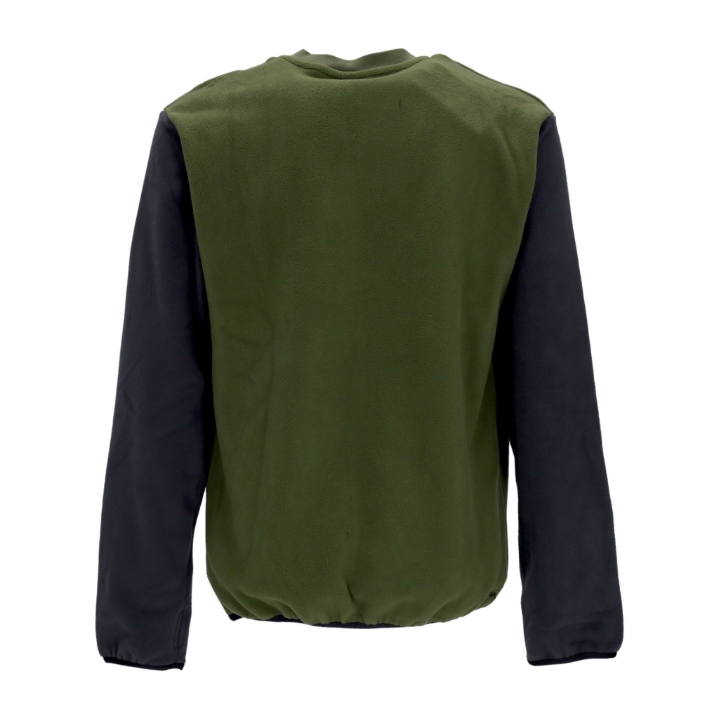 felpa girocollo uomo sportswear spu therma-fit polar fleece crew ROUGH GREEN/DK SMOKE GREY/BLACK/BLACK