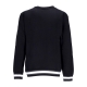 felpa girocollo uomo nba fleece crewneck courtside bronet BLACK