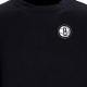 felpa girocollo uomo nba fleece crewneck courtside bronet BLACK