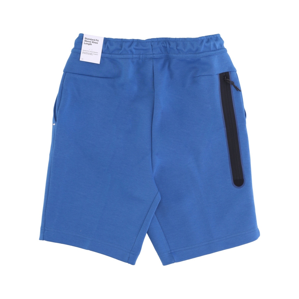 pantalone corto tuta uomo sportswear tech fleece short DK MARINA BLUE/LIGHT BONE