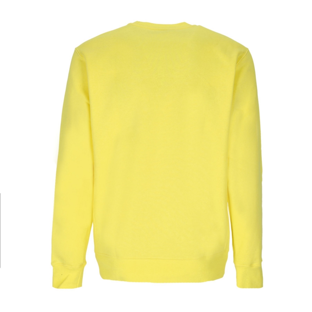 felpa girocollo uomo club crew bb YELLOW STRIKE/WHITE