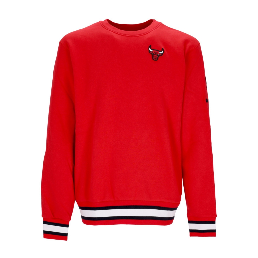 felpa girocollo uomo nba fleece crew courtside chibul UNIVERSITY RED