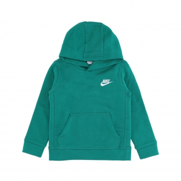 felpa cappuccio bambino club fleece po hoodie MALACHITE