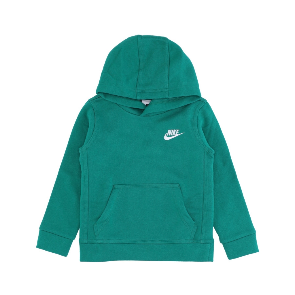 felpa cappuccio bambino club fleece po hoodie MALACHITE