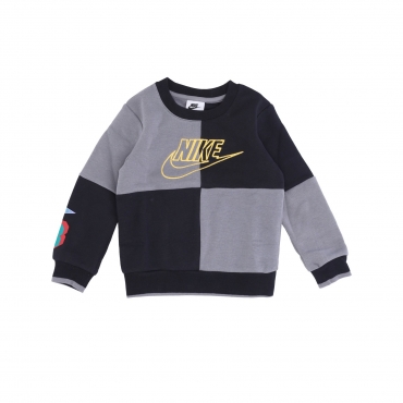 felpa girocollo bambino amplify fleece crewneck BLACK