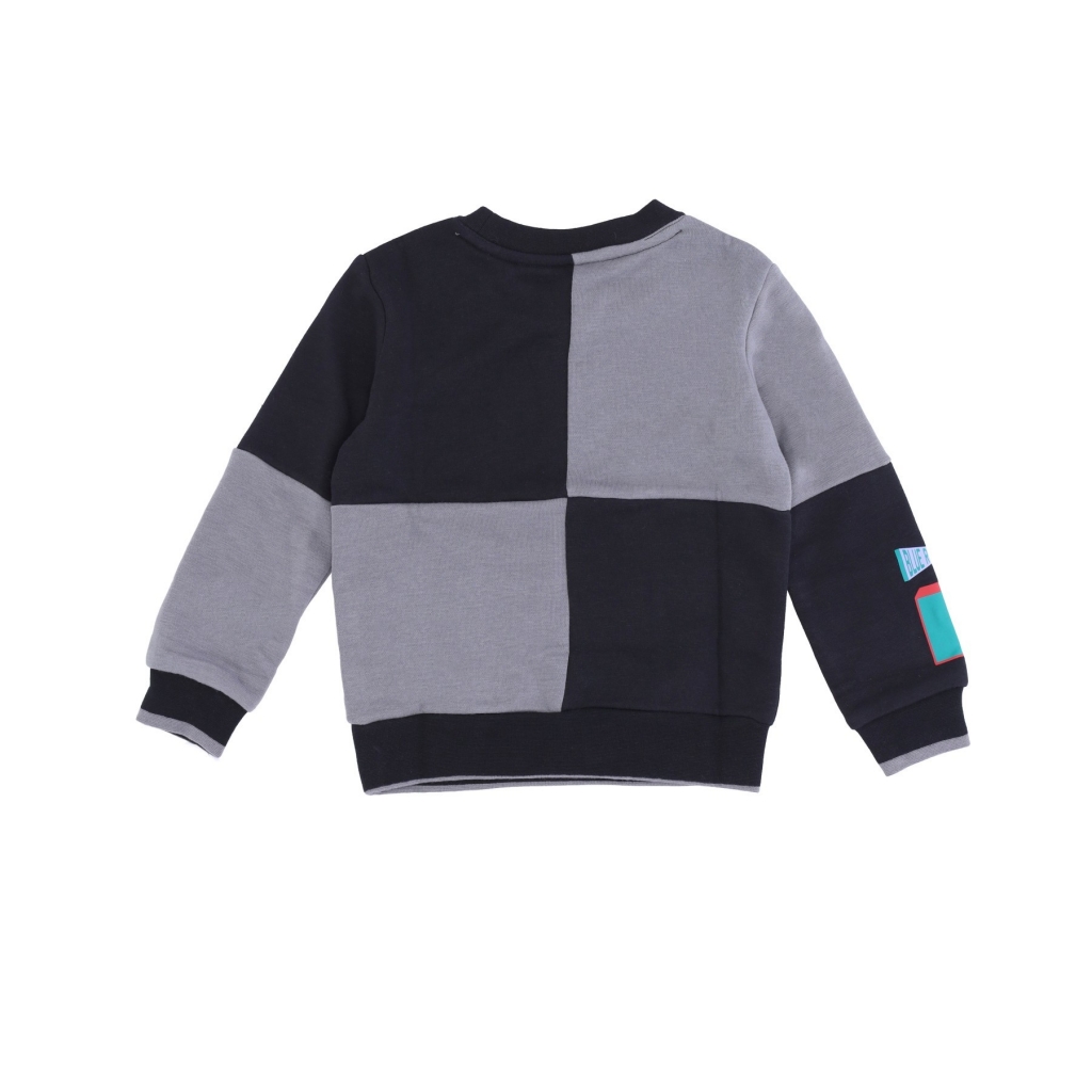 felpa girocollo bambino amplify fleece crewneck BLACK