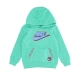felpa cappuccio bambino great outdoor gfx po hoodie GREEN SHOCK