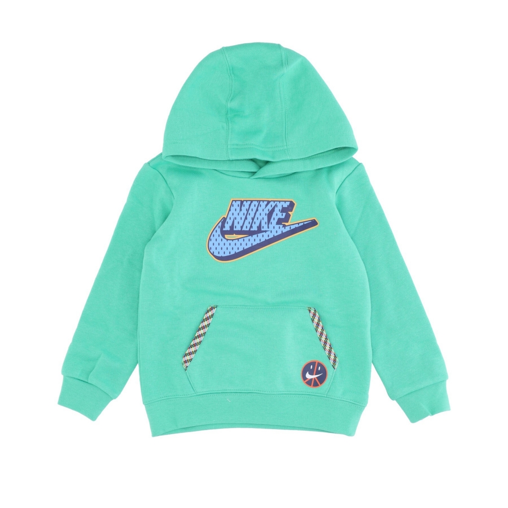 felpa cappuccio bambino great outdoor gfx po hoodie GREEN SHOCK