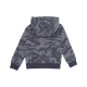 felpa cappuccio bambino club camo fleece po hoodie SMOKE GREY