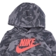 felpa cappuccio bambino club camo fleece po hoodie SMOKE GREY