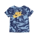 maglietta bambino futura camo aop tee CERULEAN
