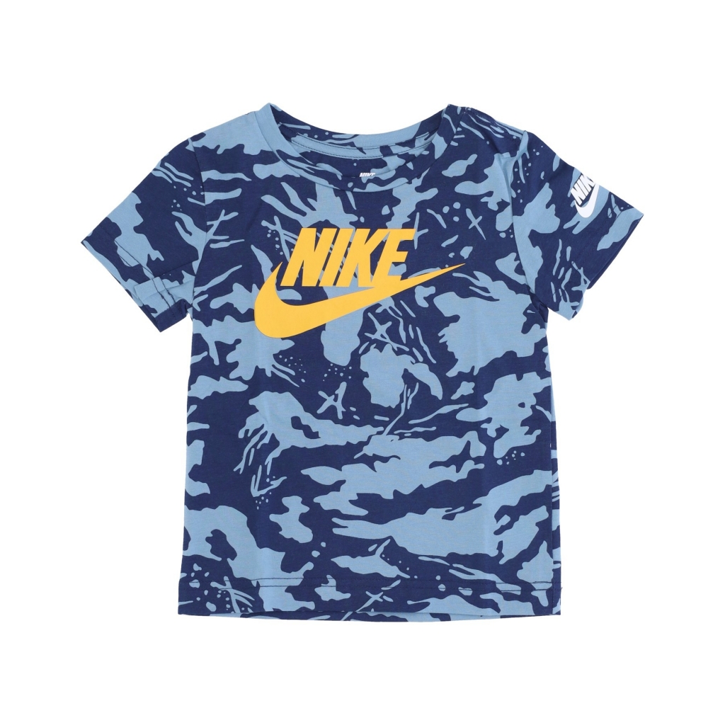 maglietta bambino futura camo aop tee CERULEAN