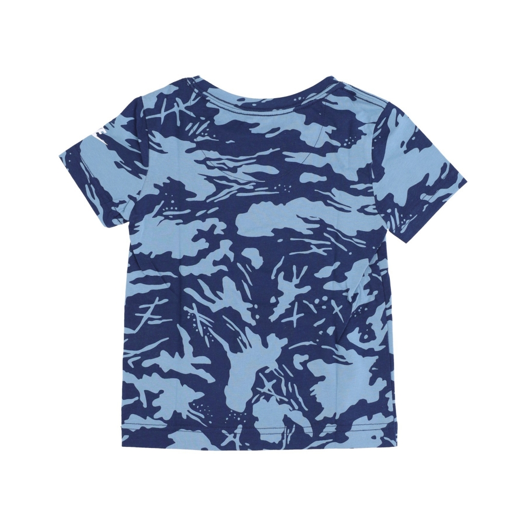 maglietta bambino futura camo aop tee CERULEAN
