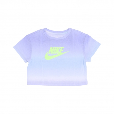 maglietta bambina icon gradient futura boxy tee LIGHT THISTLE