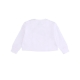 felpa girocollo bambina printed club crew WHITE