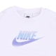 felpa girocollo bambina printed club crew WHITE