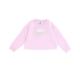 felpa girocollo bambina printed club crew PINK FOAM