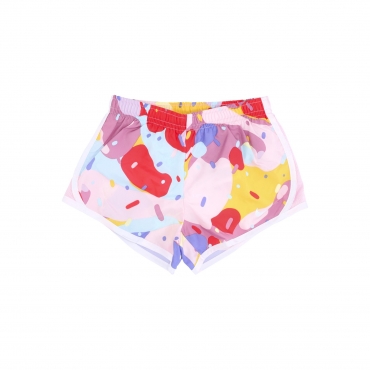 pantaloncino bambina essentials+ aop tempo shorts PINK FOAM