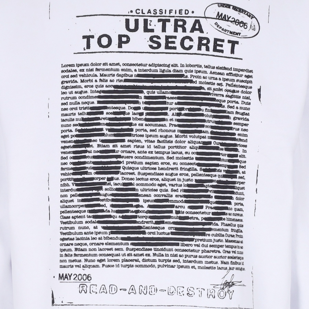 felpa cappuccio uomo top secret hoodie WHITE