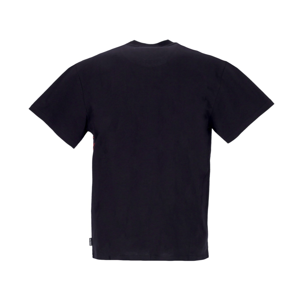 maglietta uomo skull tee BLACK/RED
