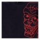 maglietta uomo skull tee BLACK/RED