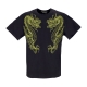 maglietta uomo dragon embroidered tee BLACK