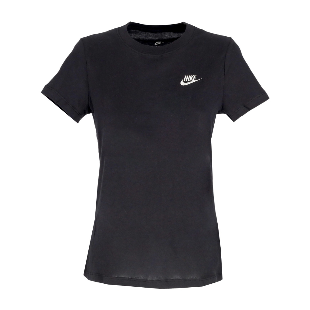 maglietta donna sportswear club tee BLACK/WHITE