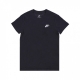 maglietta donna sportswear club tee BLACK/WHITE