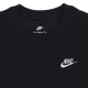maglietta donna sportswear club tee BLACK/WHITE