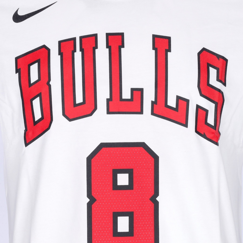 maglietta uomo nba essential tee no 8 zach lavine chibul WHITE