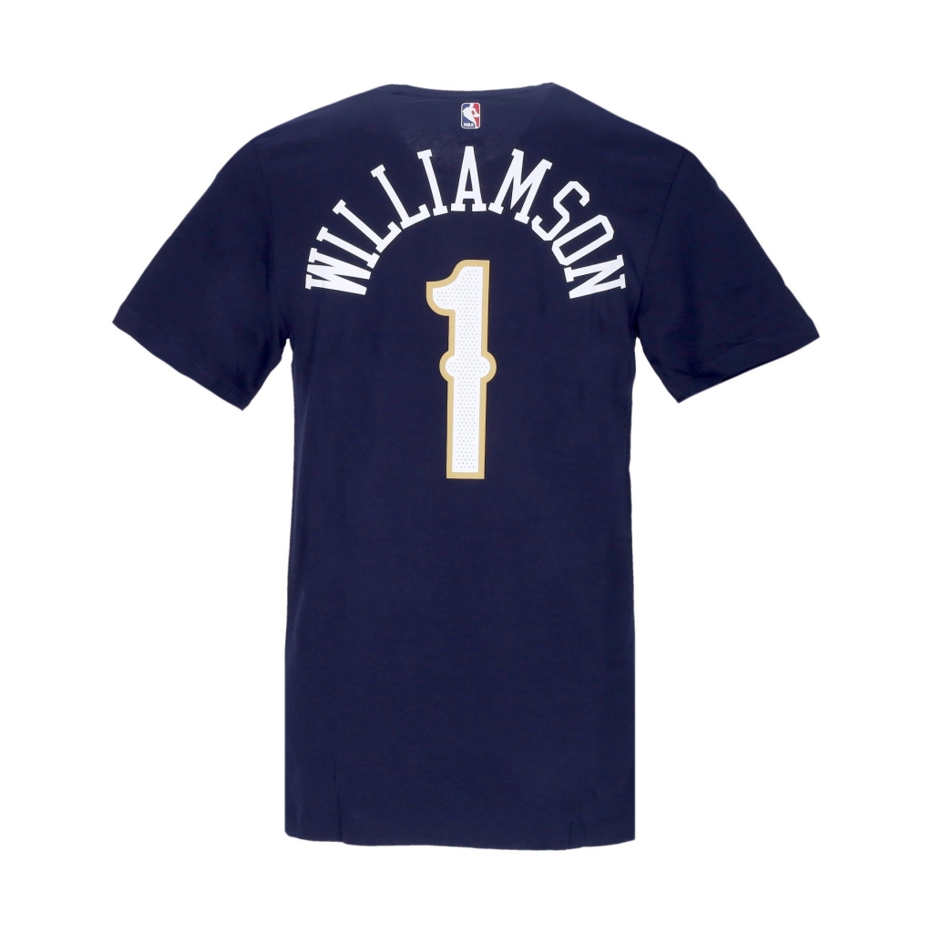 maglietta uomo nba essential tee no 1 zion williamson neopel COLLEGE NAVY