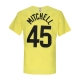 maglietta uomo nba essential tee no 45 donovn mitchell utajaz YELLOW STRIKE