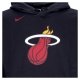 felpa cappuccio uomo nba essential fleece hoodie miahea BLACK