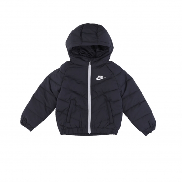 piumino bambino synfil hooded jacket BLACK