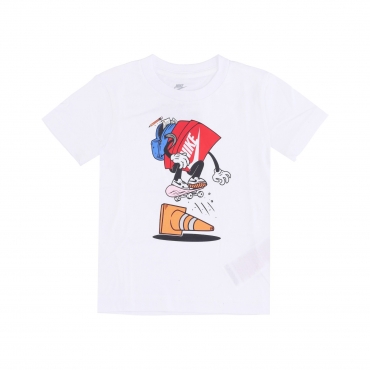 maglietta bambino skateboard tee WHITE