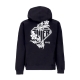 felpa cappuccio uomo jewel hoodie BLACK