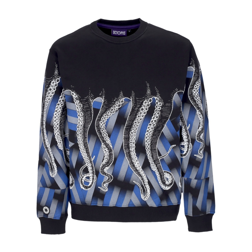 felpa girocollo uomo dazzle crewneck BLACK