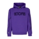 felpa cappuccio uomo outline logo hoodie PURPLE